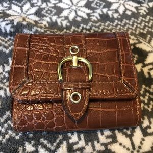 Brown leather wallet